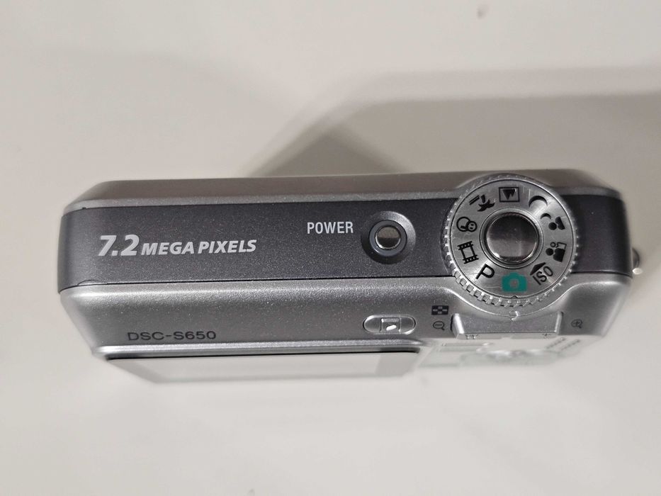 Y2K Aparat foto digital compact Sony S650 7.2MP 3xZoom