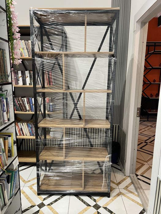 Loft stellaj kitob javoni