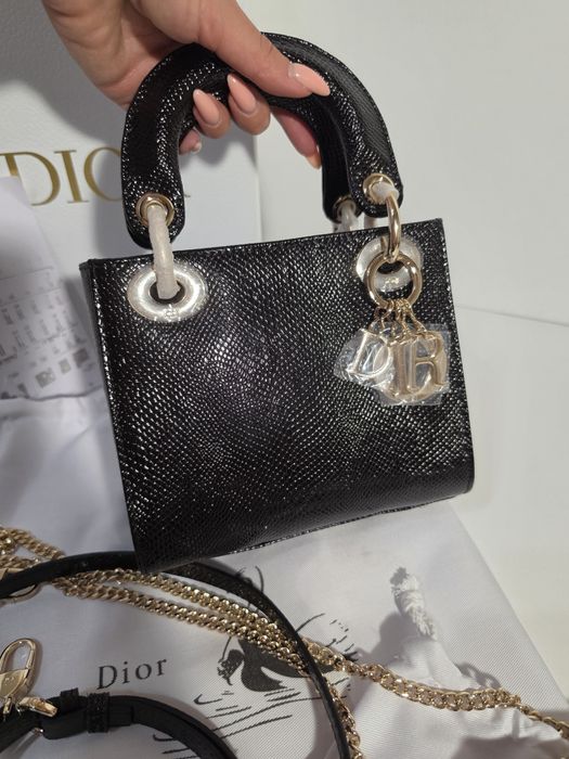 Дамска чанта Christian Dior Lizard Mini