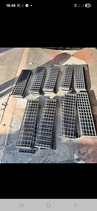 Trepte zincate galvanizate