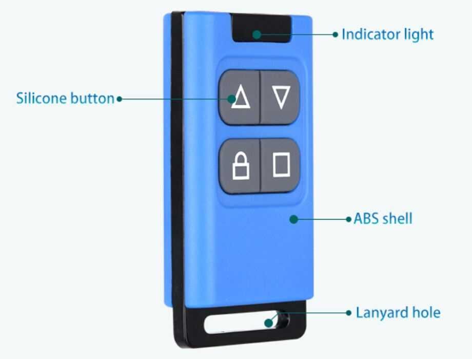Dual Mode клониращо дистанционно за гаражни врати RF 310-580 MHz