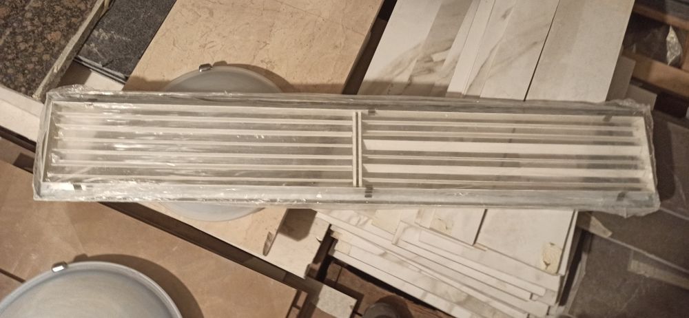 Grila aer conditionat aluminiu alba