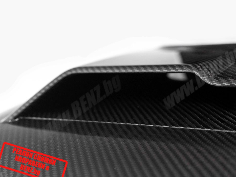BRABUS Style КАРБОН добавка за капак на Мерцедес W465 W464 W463a