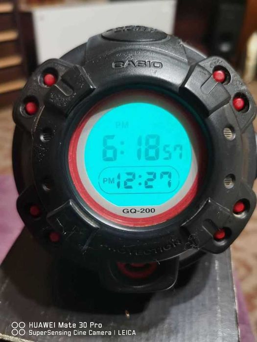 GQ-200 CASIO G-SHOCK カシオ 赤 目覚まし時計 CASIO (カシオ