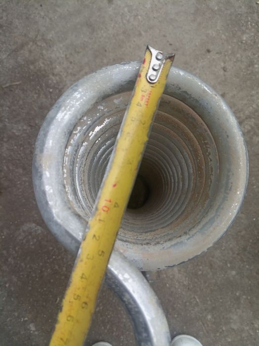 Serpentina inox pentru termosemineu