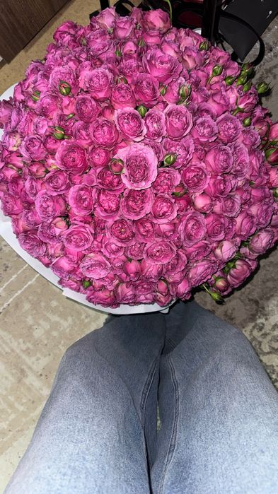 Цветы,только сегодня свежий очень большой  куплено за 70к