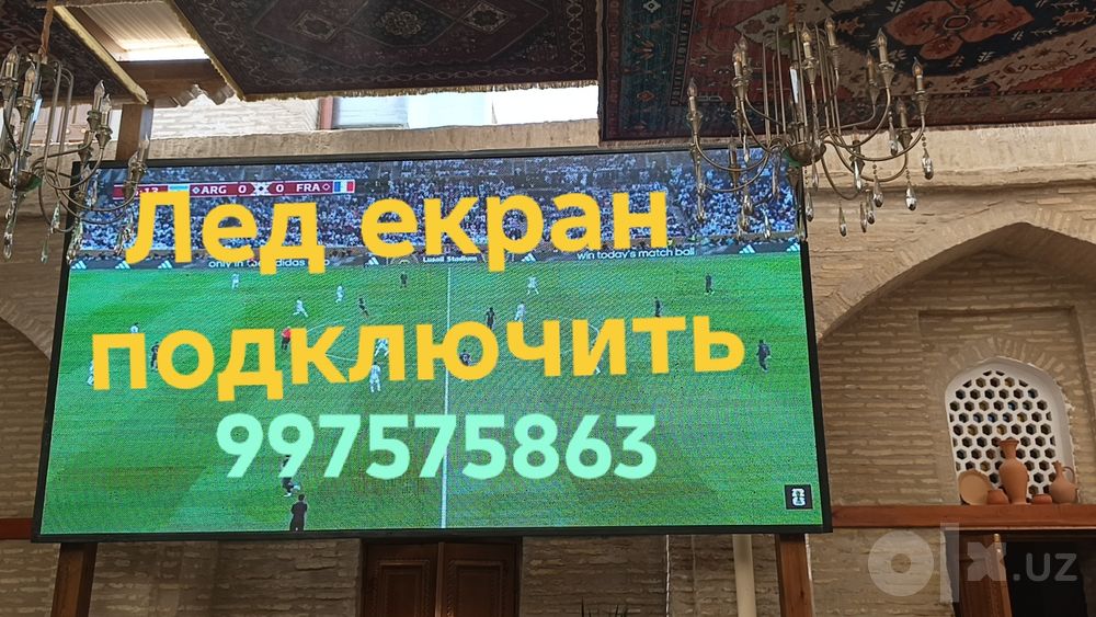 Led ekran o‘rnatamiz