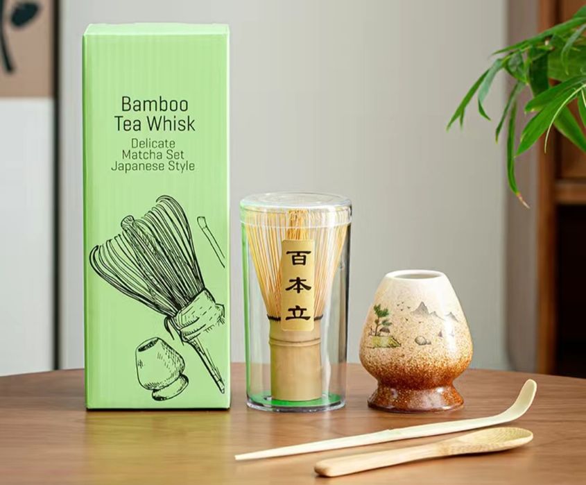 Подарочный Матча набор (4 предмета)