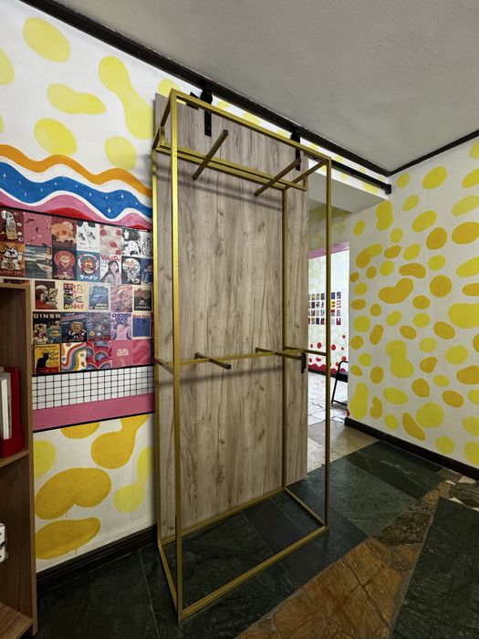 Рейл для одежды высота 215см