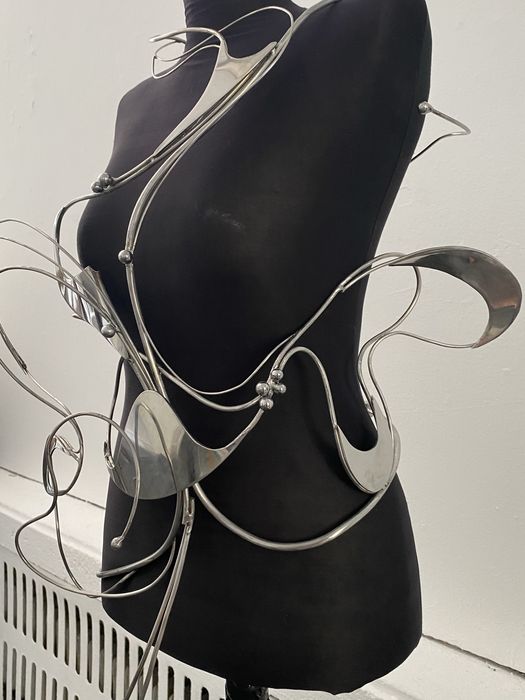 Corset metalic din inox facut manual