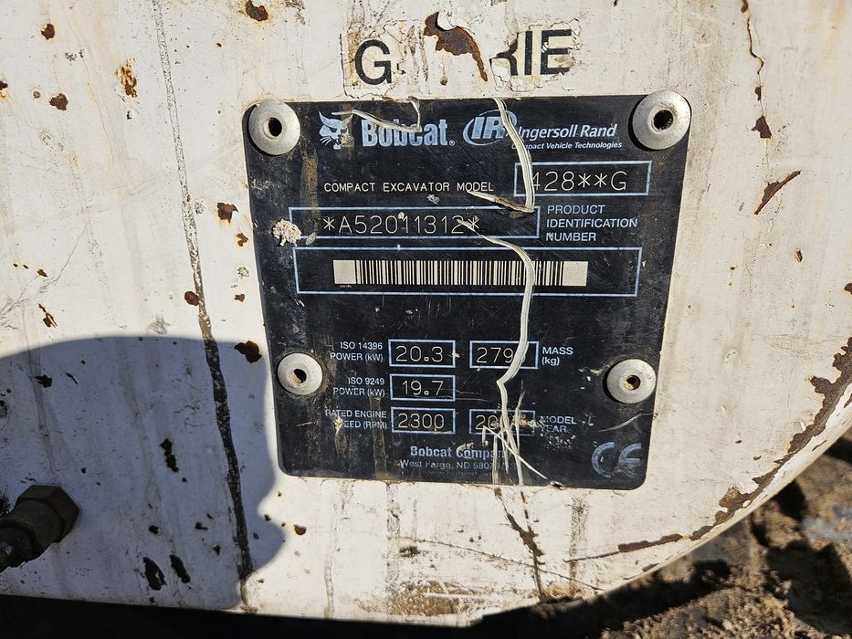 Miniexcavator Bobcat 428