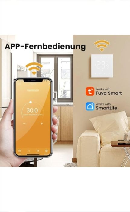 Termostat wifi MIUCDA pentru încălzire electrică în pardoseală