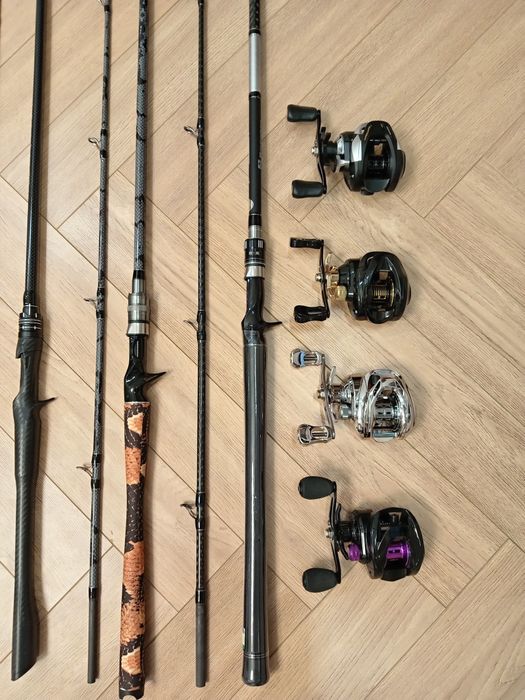 Продам кастинговые  спининги для рыбалки