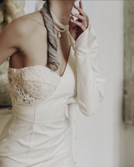 Дизайнерска официална, бална рокля - корсет