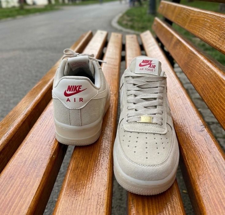 Adidasi Nike Air Force 1 Bej - Model Premium