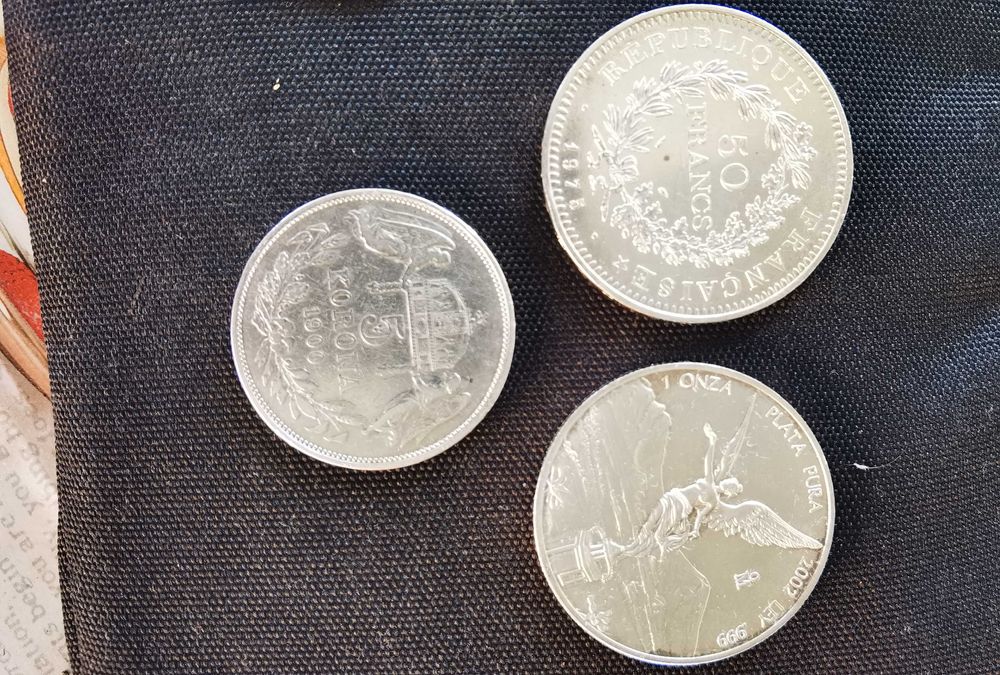 Monede argint colectie
