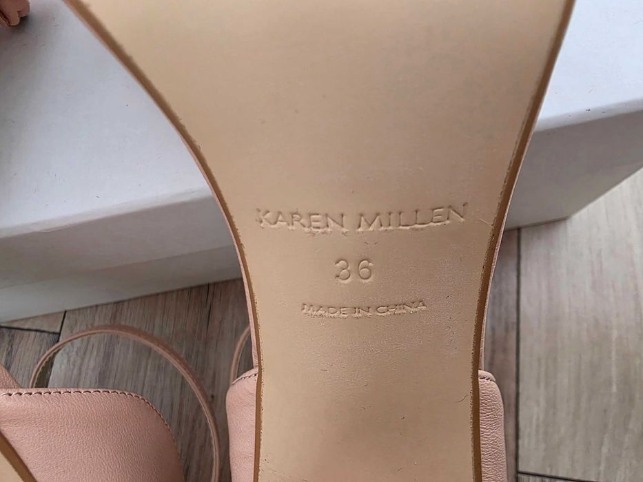 Кожени сандали Karen Millen