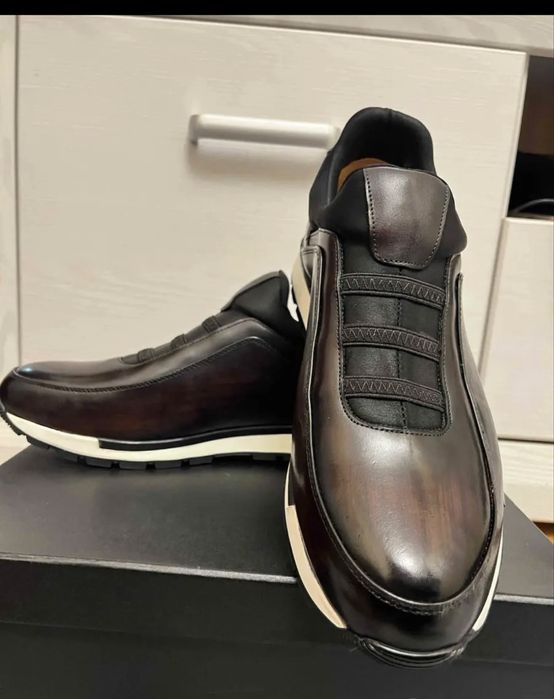 Кросовки кожаные