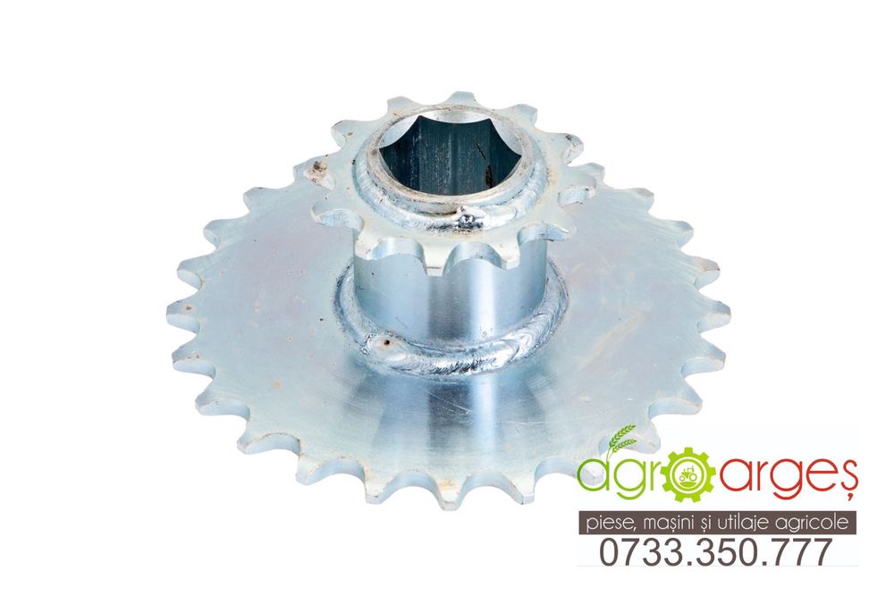 Pinion roata Z25+Z12 monosem