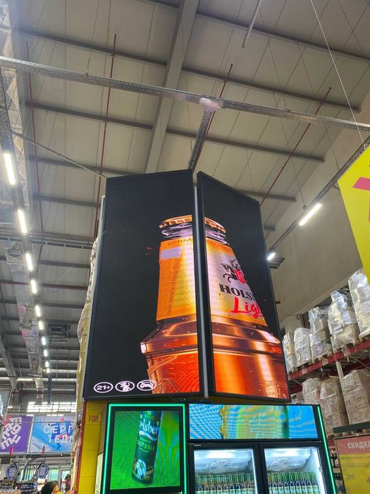 монтаж лэд экрана