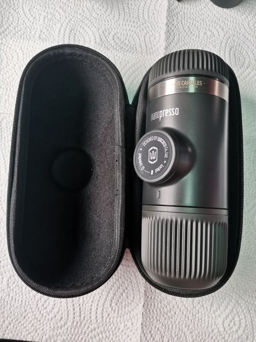 Aparat de cafea portabil Wacaco Nanopresso cu adaptor de capsule NS