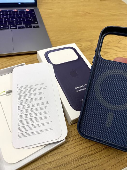 Apple MagSafe Silicone TechWoven iPhone 17 Pro Pro Max Air кейс