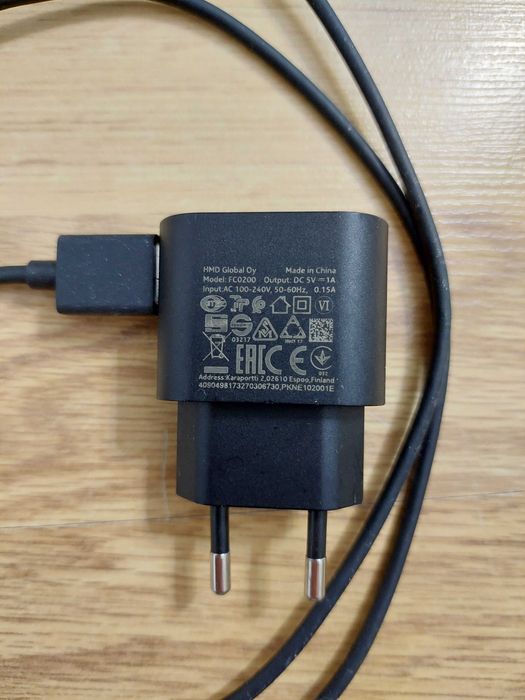 Incarcator retea Nokia FC0200, 1A + Cablu Nokia MicroUSB Original