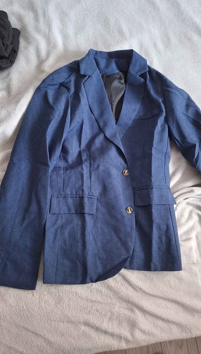 Costum si pantaloni Slim bleumarin, marimea S noi!