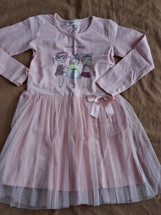 Рокли с дълъг ръкав - 128 размер