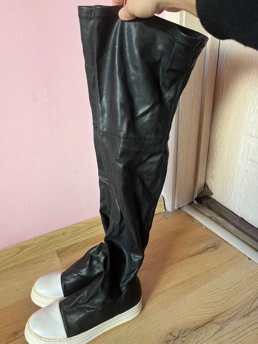 Дамски капитонирани ботуши и чизми от ествествена кожа