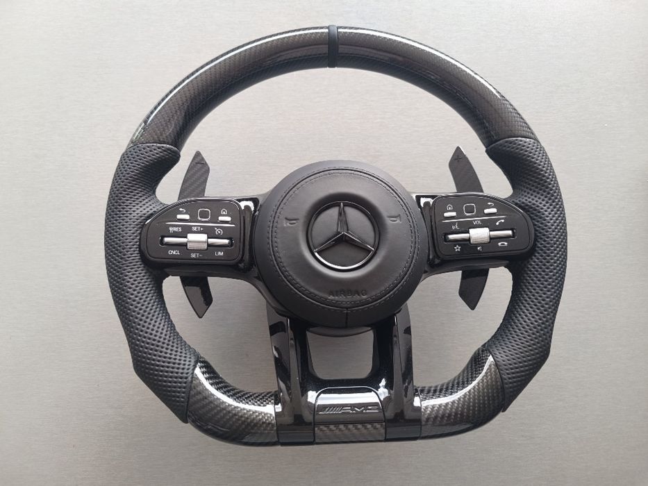 Карбонови Amg волан за Mercedes КАРБОН G/ E / C / S - CLS, GLE, CLS др.