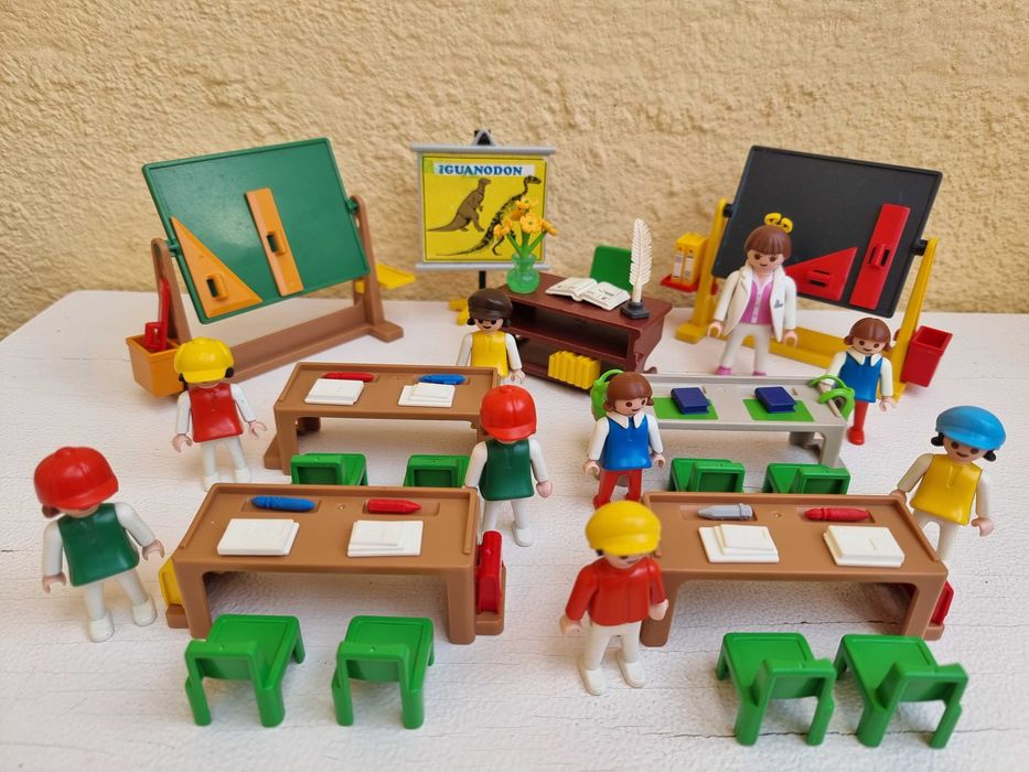 Playmobil Sala de clasa 5314, Scoala 3522 vintage