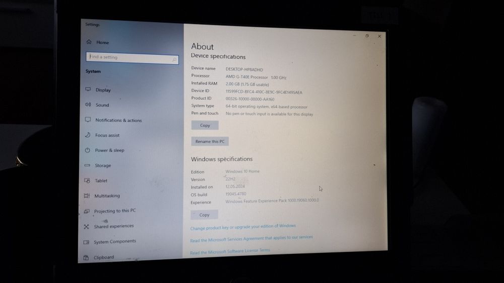 Sistem Pos Vanzare si Gestiune . Touchscreen, windows 10 + soft