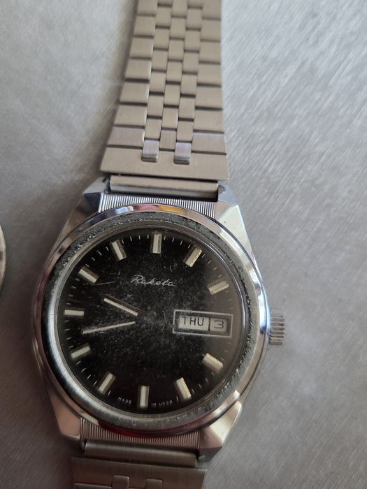 Лот стари ръчни часовници Ракета и Seiko