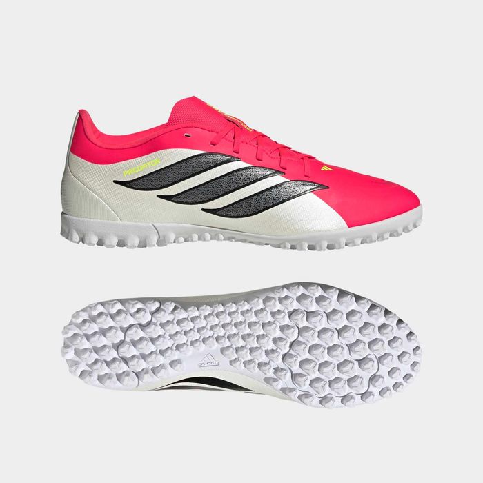 Ghete Fotbal Predator Club Turf Roșu - produs resigilat Decathlon