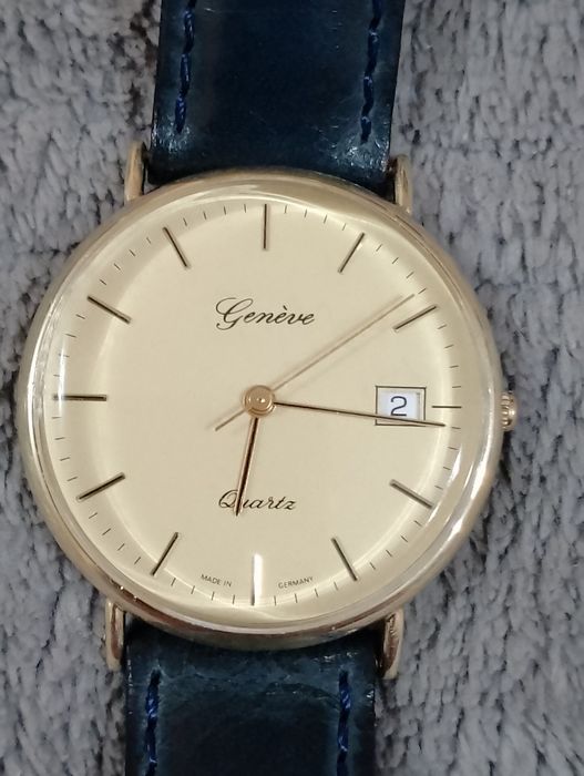Vind ceas geneve.  carcasa aur 14 k  în stare impecabilă  functioneaza