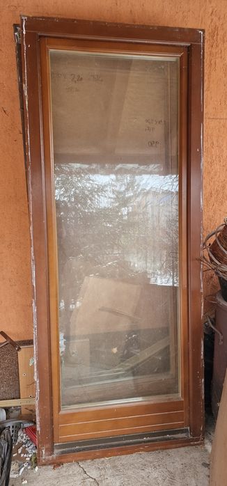 Usa lemn - sticla termopan