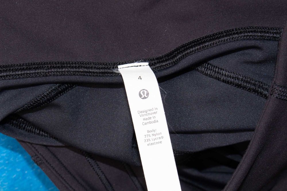 Lululemon Wunder Train оригинален дамски клин висока талия черен XS