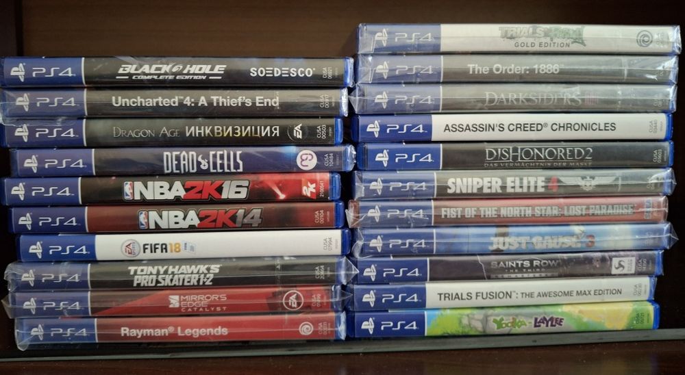 Игры на дисках для приставки Playstation 4 PS4 PS5