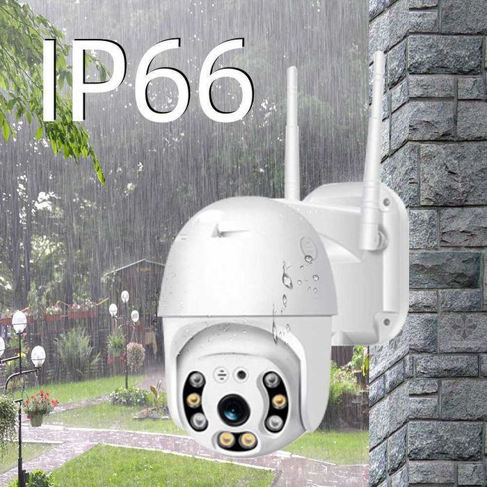 +64GB карта ICSee Водоустойчива камера WIFI IP FULL HD 8.0MP 4+4 LED