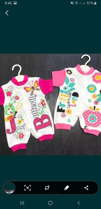 Детские вещи для новорождённого