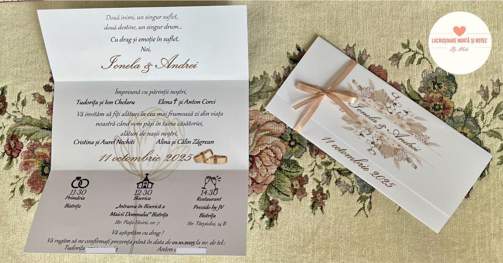 Invitatii nunta si botez