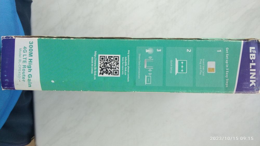 Wi fi router 4G  ( LB LINK )