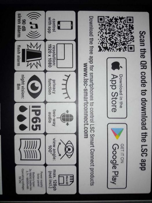 Camera solara LSC, wifi, rotativa, IP65, PTZ
