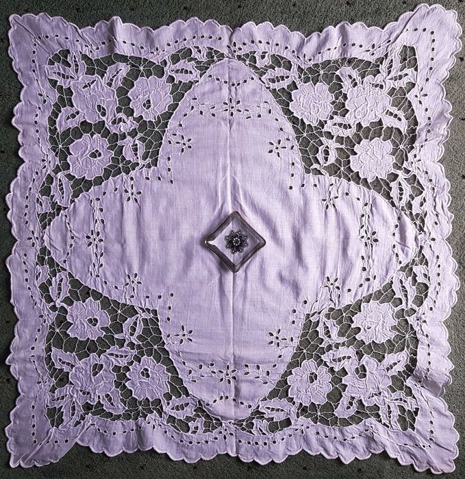 Fete de masa si mileuri macrame vintage, anii '80
