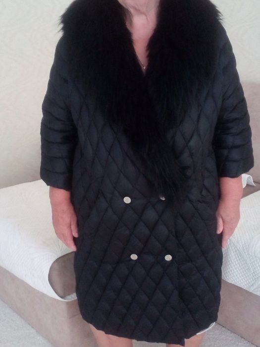 Пуховик женский б.у.