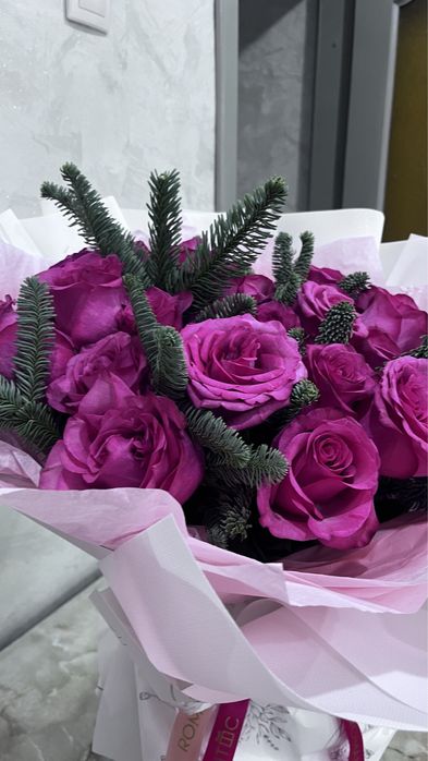 Роза большие букет