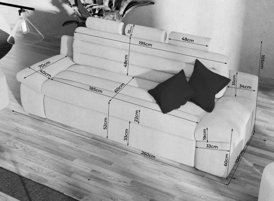 Canapea extensibila 3 locuri