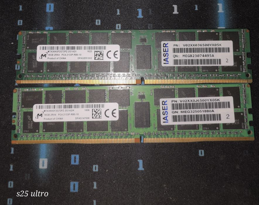 Оперативка две ленейки по 16gb DDR4 цена за одну ленейку
