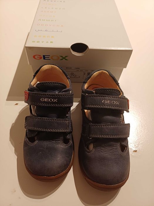 Pantofi piele baieti GEOX